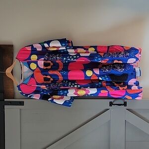 Colorful Abstract Mini Dress